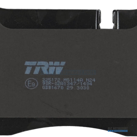 TRW Front Brake Pads For VW Touareg 7L 7P (330mm Brembo Caliper, PR 1LC / 1LE) GDB1670