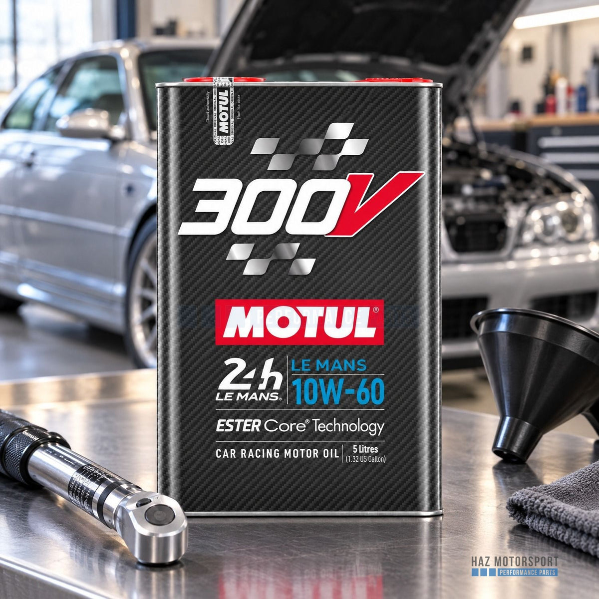 9L MOTUL 300V Le Mans 10W-60 Synthetic Engine Oil for BMW E90 E92 E93 M3 4.0 V8