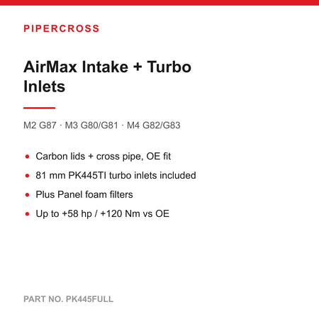 AirMax intake fitted, engine bay