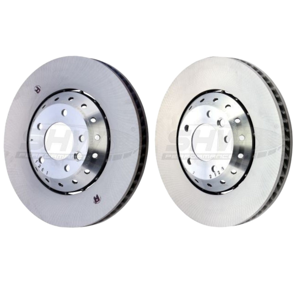 SHW Front Brake Discs 390x38mm For Porsche Cayenne Turbo/TurboS/GTS/S/3.0 92A