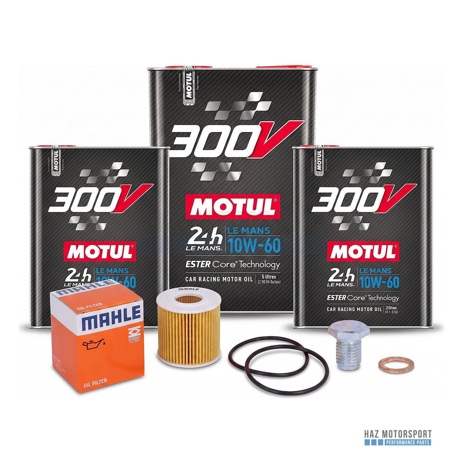 BMW E90 E92 E93 M3 S65 V8 Oil Service Kit Filter Sump Plug 9L Motul 300V 10W-60