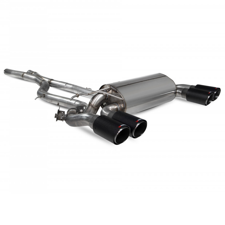 Scorpion 2.75" GPF-back Valved Exhaust system + Carbon Tips BMW M2 Comp F87