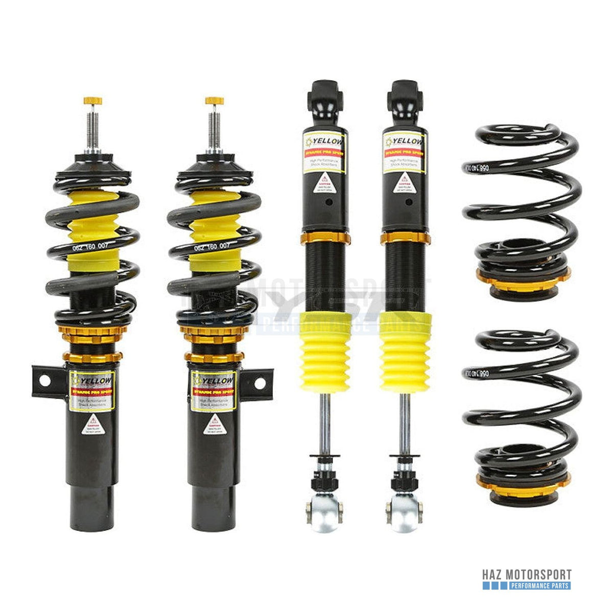 YSR Dynamic Pro Sport Coilovers - for Audi TT Quattro 8N 03-06 6 Cyl (YS01-AU-DPS018-11)