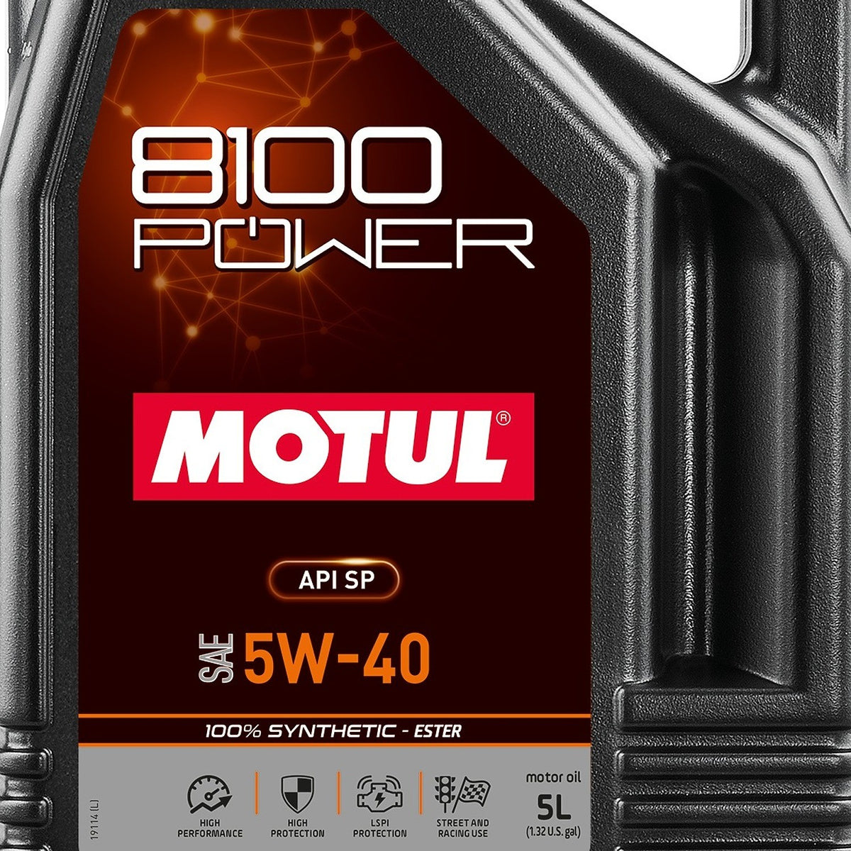 10L MOTUL 8100 POWER 5W-40 Engine Oil For Audi R8 V10 Porsche 911 Turbo S F90 M5