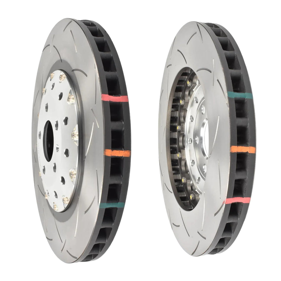 Audi RS6 RS7 C7 Front Brake Discs Grooved 390mm DBA 5000 T3 Slotted x2