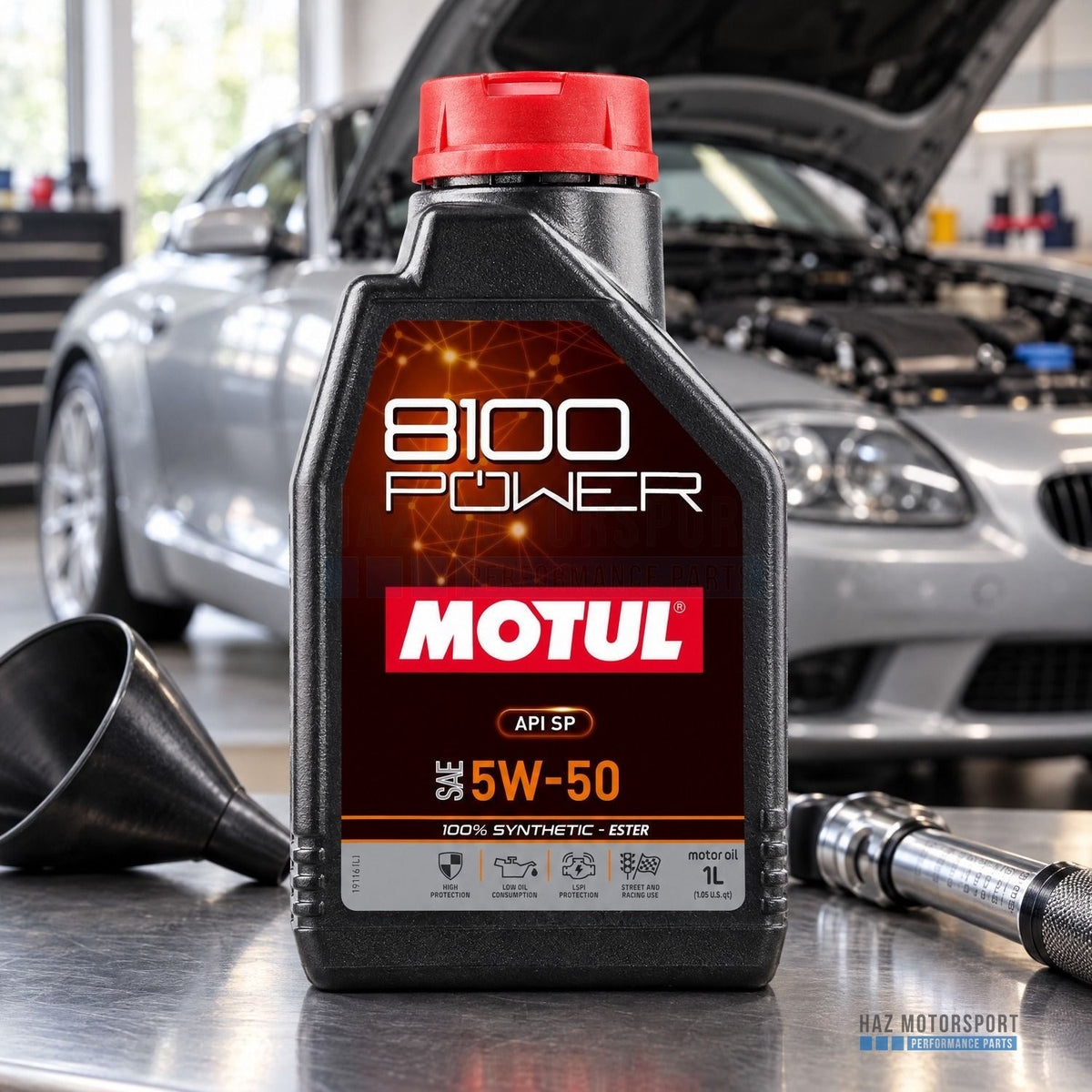 1L MOTUL 8100 POWER 5W-50 Ester Synthetic Engine Oil For BMW E46 E90 M3 E60 M5