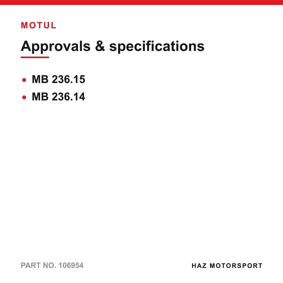 1L MOTUL ATF 236.15 Automatic Transmission Fluid Mercedes 7G-Tronic MB 236.15