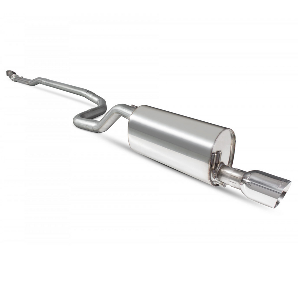 Corsa E 1.4T 14-17 Scorpion 2.5" Non-Res Catback Exhaust Polished Daytona Tip