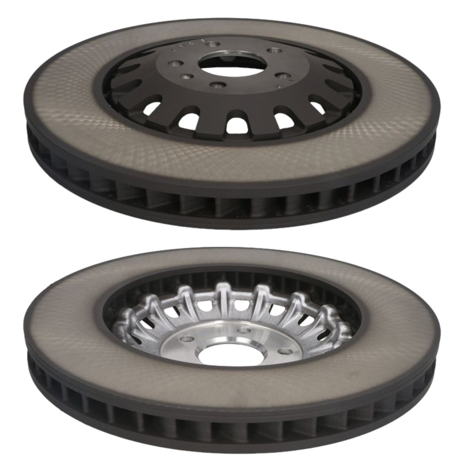 SHW Front Brake Discs 399.4mm X2 R90 For Audi A6 A7 C8 SQ7 4M Q8 30/40/45/55