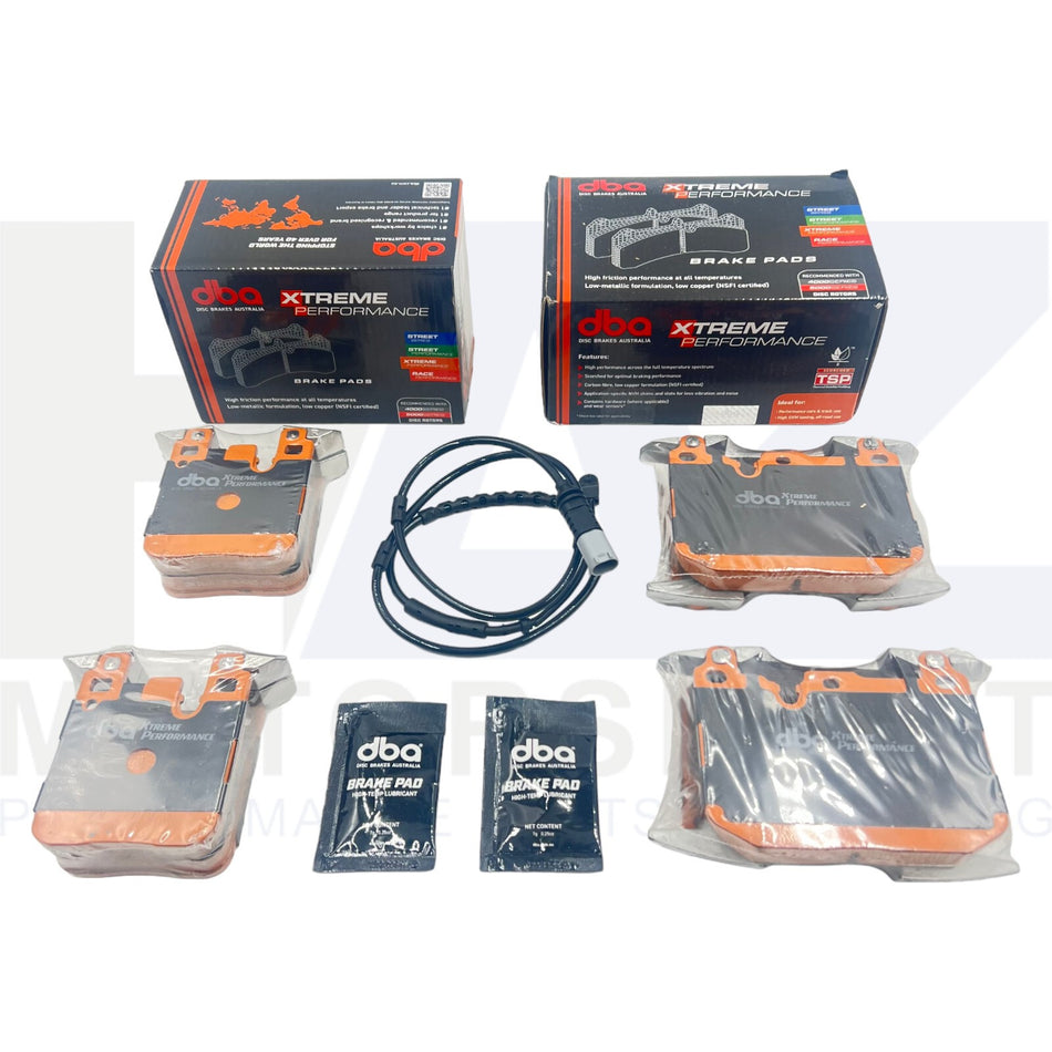 DBA Front & Rear Brake Pads Xtreme Performance BMW M135i M140i M2 M3 F80 M4 F82