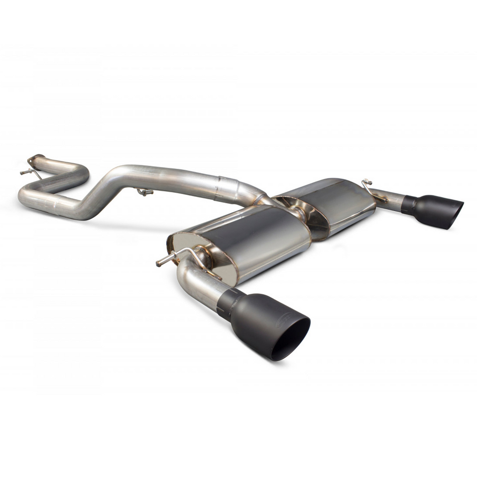 Focus Mk2 ST225 06- Scorpion 3" Non-Res Catback Exhaust Black Ceramic Coated Tip