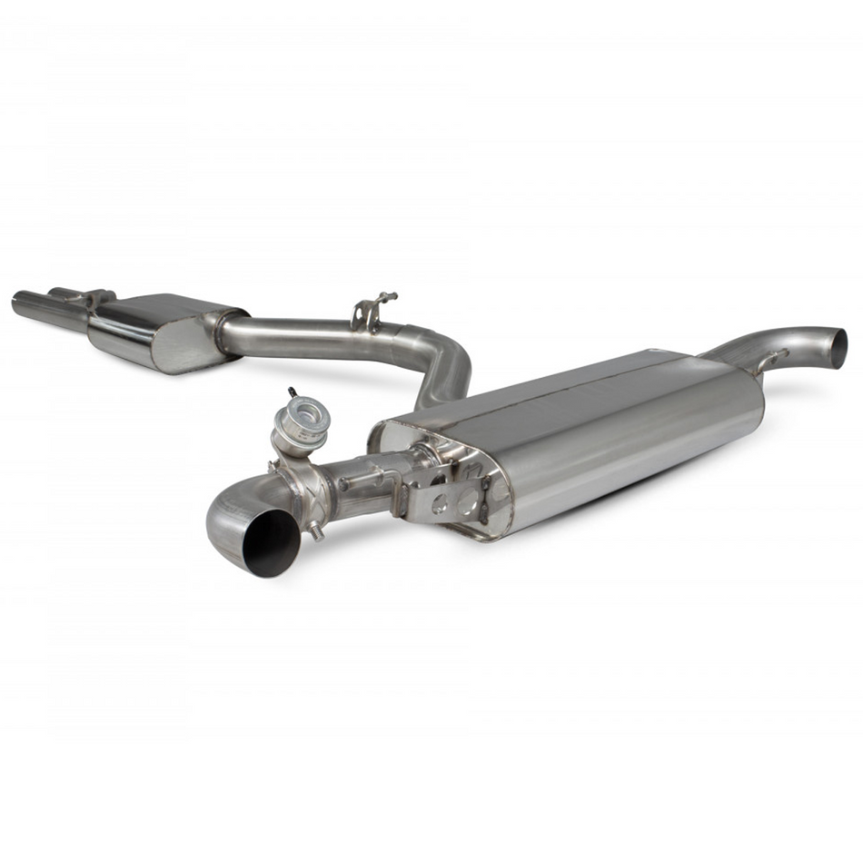 Scorpion 3.15" Resonated cat-back Valved Exhaust System Audi TTRS 8J MK2 09-14