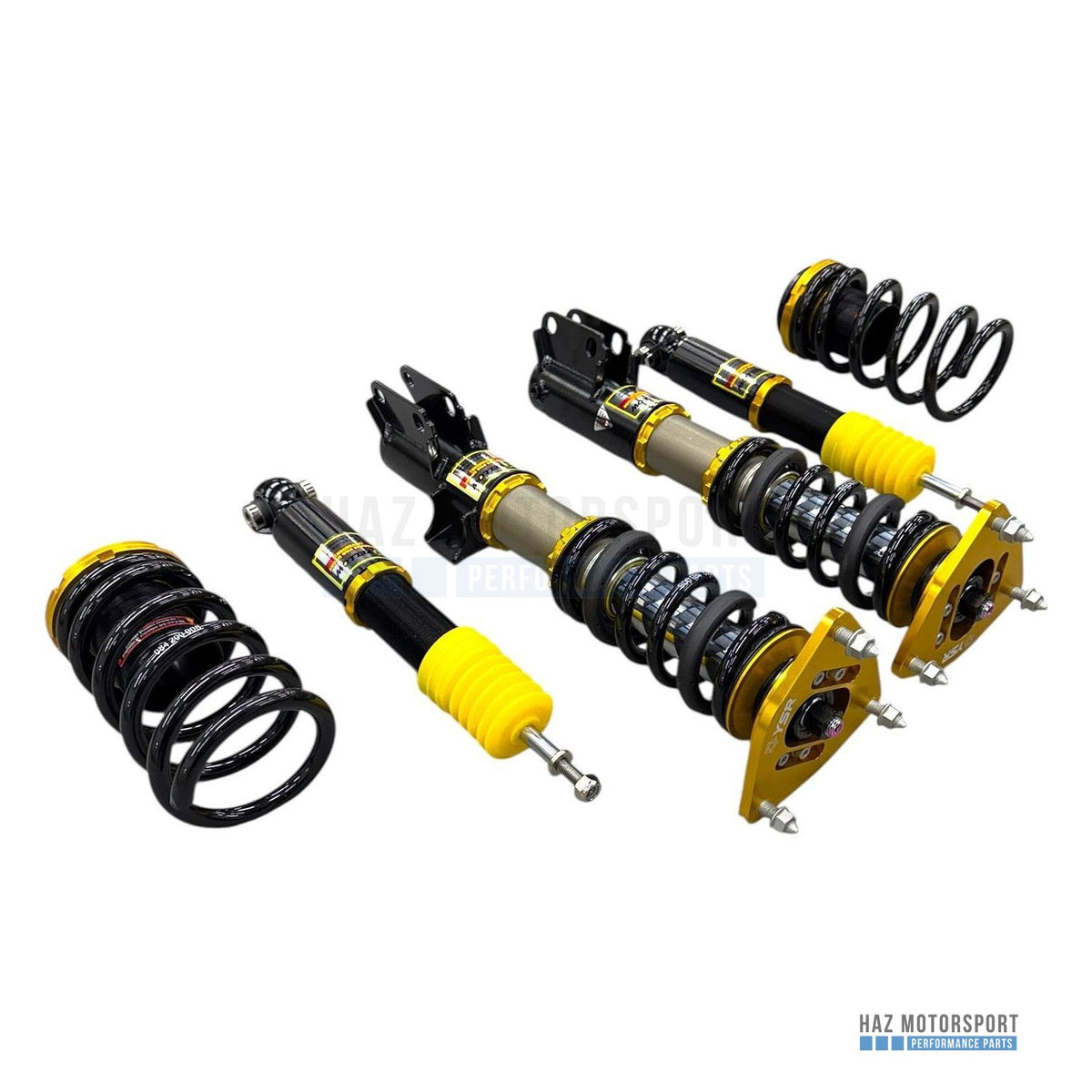 YSR Dynamic Pro Sport Inverted Coilovers - for Hyundai Genesis Facelift 11-14 2.0T Coupe (YS01-HY-DPS011-i) - Yellow