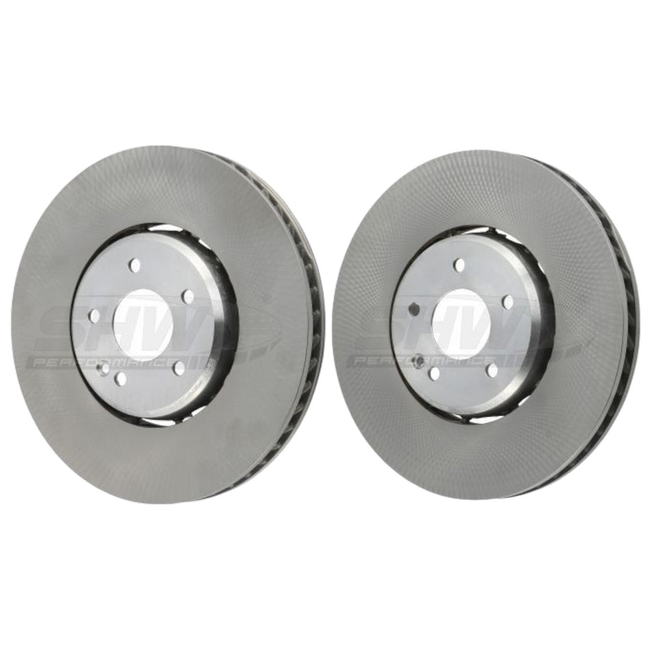 SHW Front Brake Discs 334mm x2 R90 For Mercedes C43 AMG W202 E55 W210 CLK 55