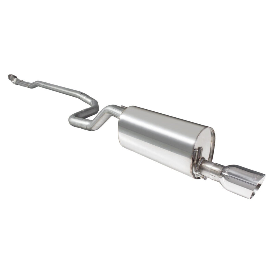 Scorpion 2.5" Non-res cat-back Exhaust Silver Daytona Tips Vauxhall Corsa E 1.4