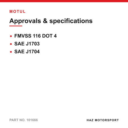 MOTUL RBF660 Brake Fluid (500ml bottle)
