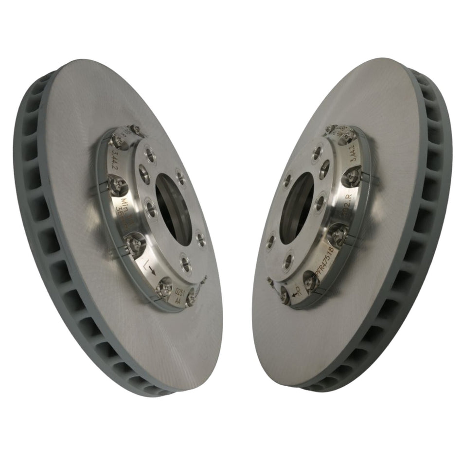 SHW Performance Front Brake Discs 380x38mm For Porsche Cayenne Turbo/Turbo S 9PA