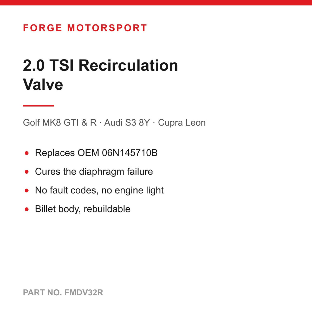 Forge FMDV32R fitted