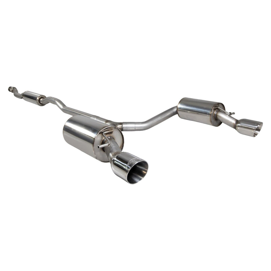 Scorpion Resonated catback Exhaust Silver Daytona Tips Mini Cooper S Clubman R55