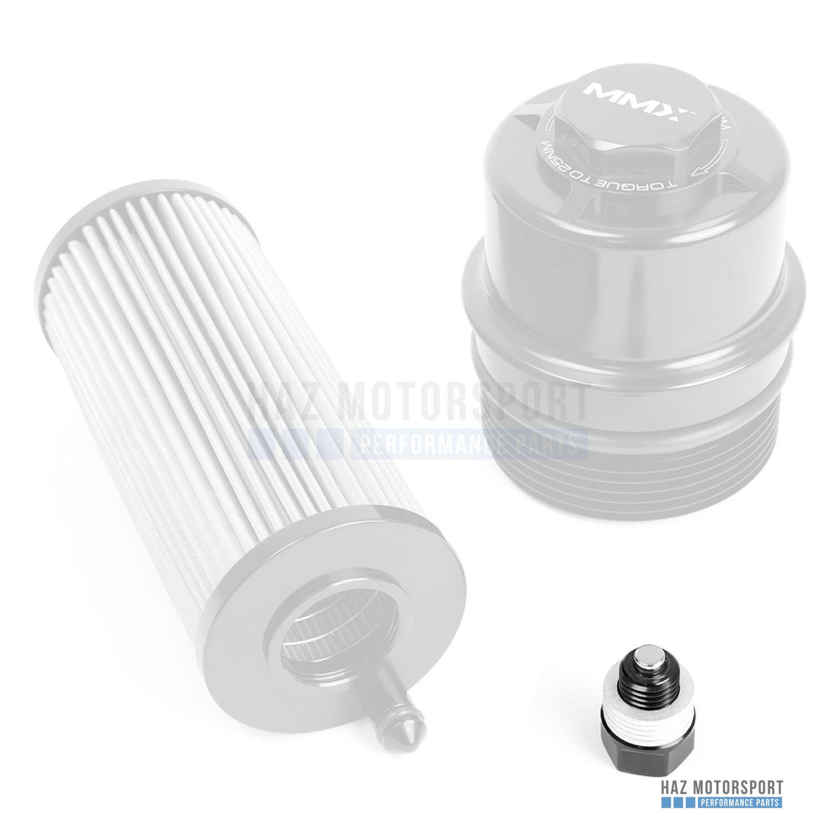 MMX Oil Change Service Kit - BMW S58 M2 M3 M4 (Lifetime Filter, Billet Housing, Sump Plug)