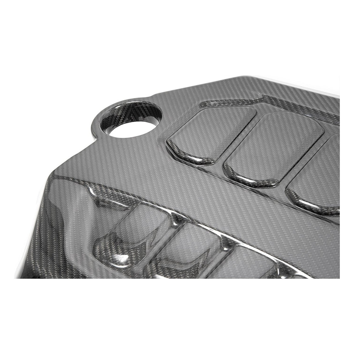 Forge carbon fibre engine cover FMEC3 weave