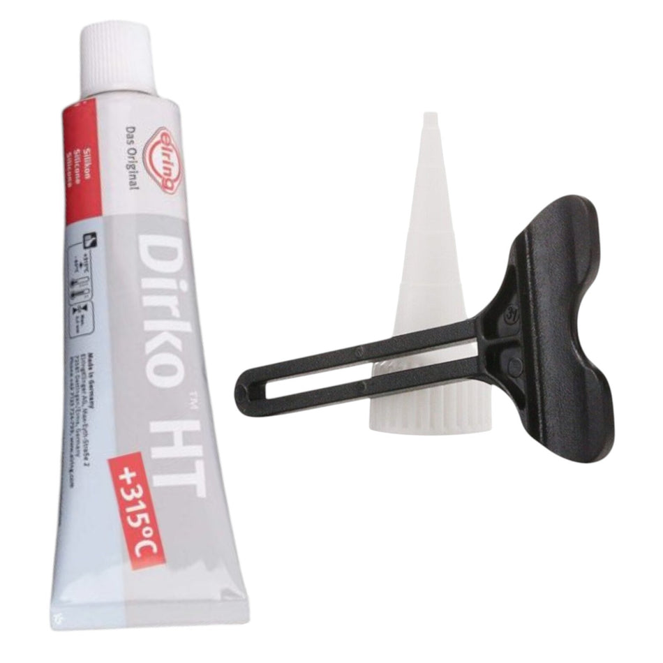 Dirko HT Silicone Gasket Sealant Oil Sump Rocker Cover Timing Case Grey 70ml OE