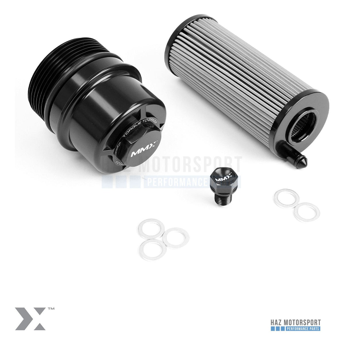 MMX Oil Change Service Kit - BMW S58 M2 M3 M4 (Lifetime Filter, Billet Housing, Sump Plug)