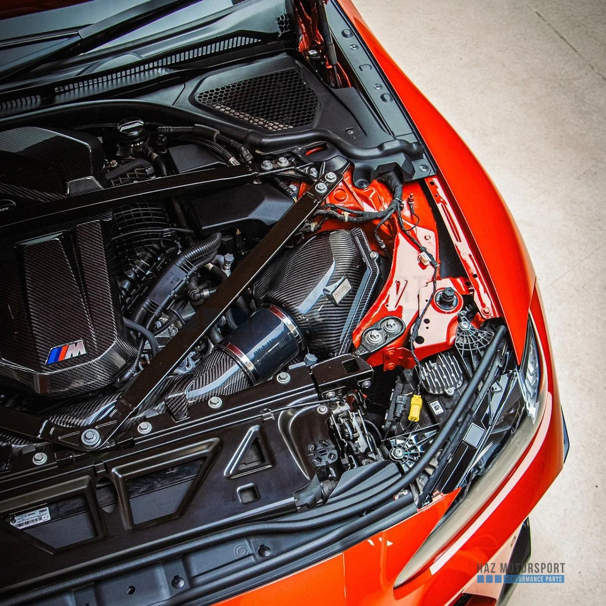 AirMax intake fitted to a BMW G80 M3