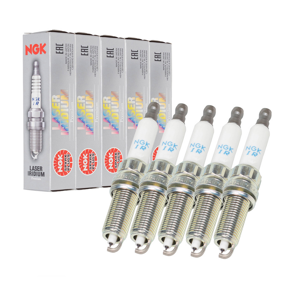 NGK Laser Iridium Spark Plugs ILFR6B (6481) x5 For Ford Focus ST / RS 2.5 MK2