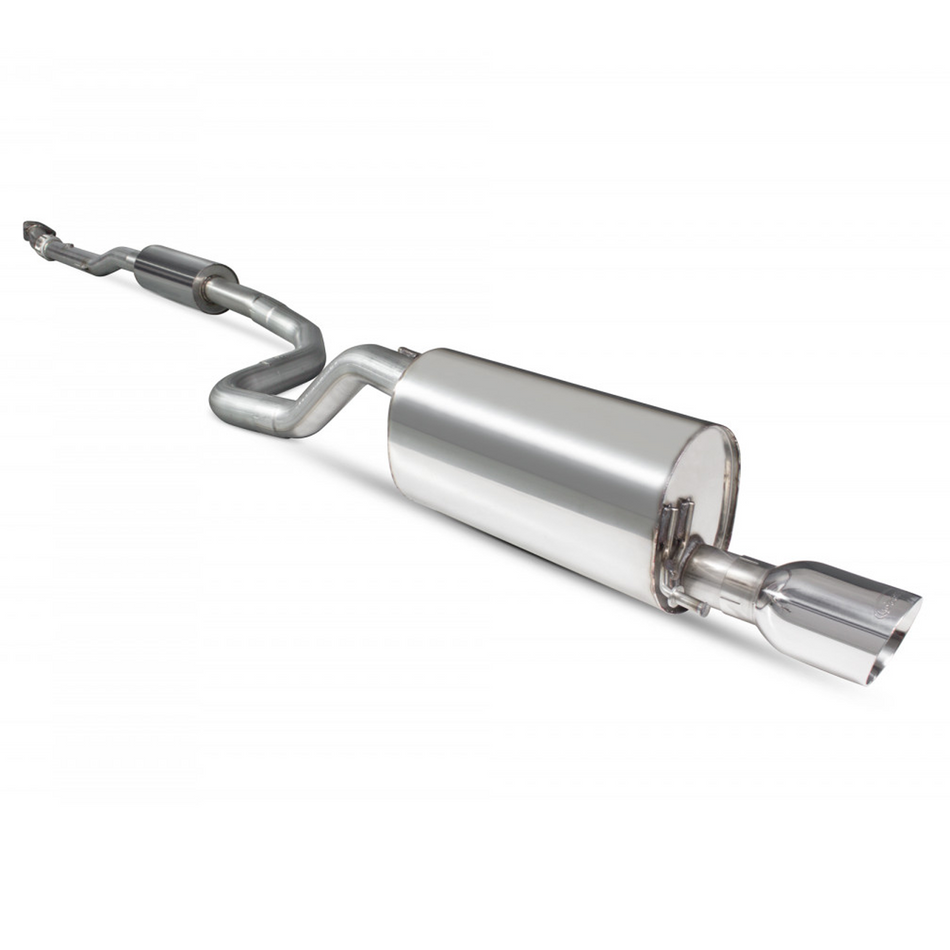 Corsa E 1.0T 14-17 Scorpion 2.5" Resonated Catback Exhaust Polished Daytona Tip