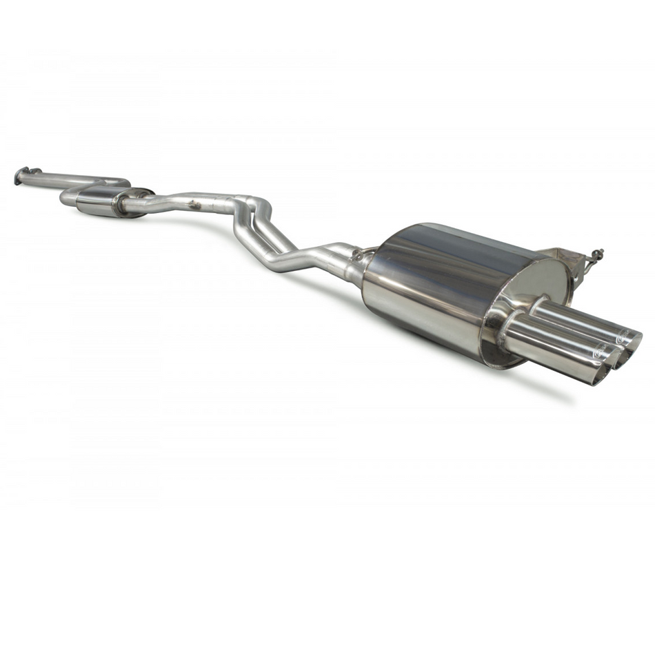 BMW Z4 E85/E86 06-09 Scorpion Resonated Caback Exhaust S/S Polished Daytona Tip