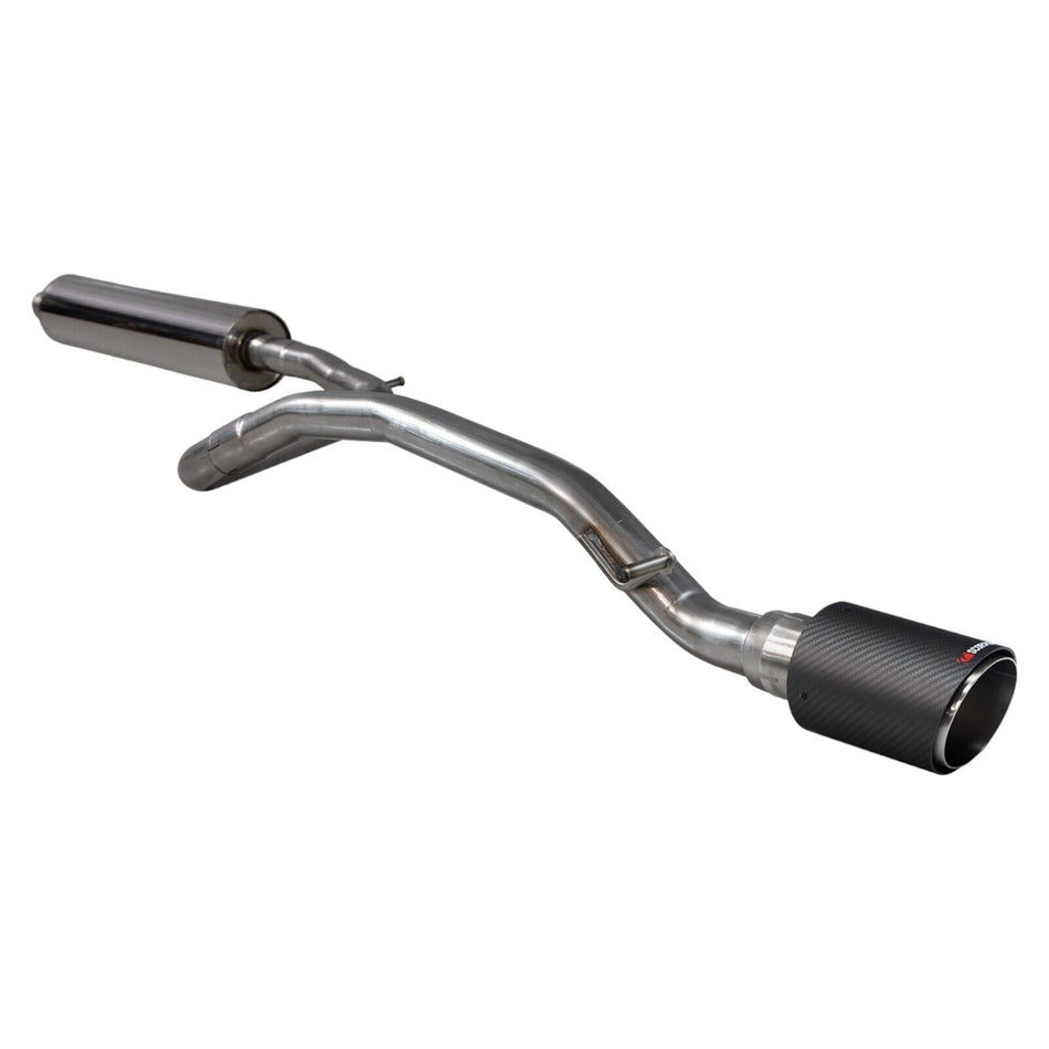 Scorpion 2" Resonated Cat-back Exhaust + Carbon Ascari Tip VW UP GTi Non GPF