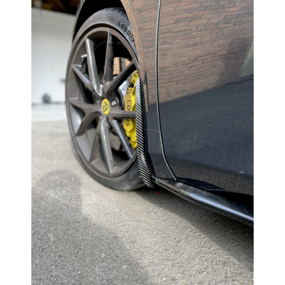 AP Design Gloss Carbon Front Mud Flap/Arch Guards Kit For LOTUS EMIRA 2021-24