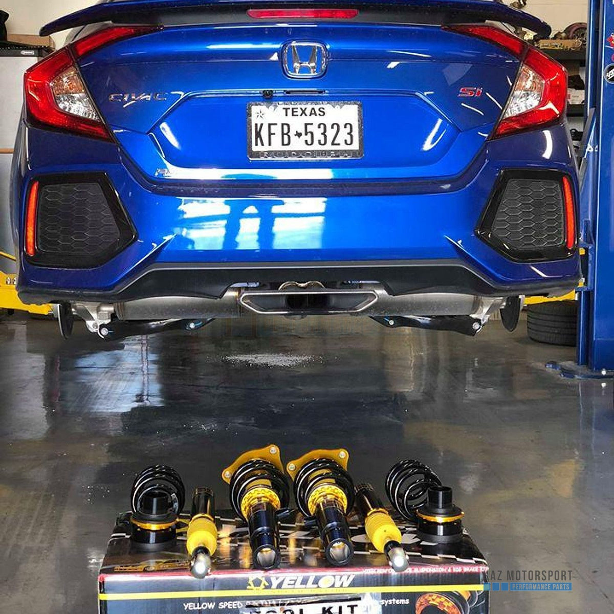 YSR Dynamic Pro Sport Coilovers - for Honda Civic Si FC 17-21 53.8mm Strut (YS01-HD-DPS065)
