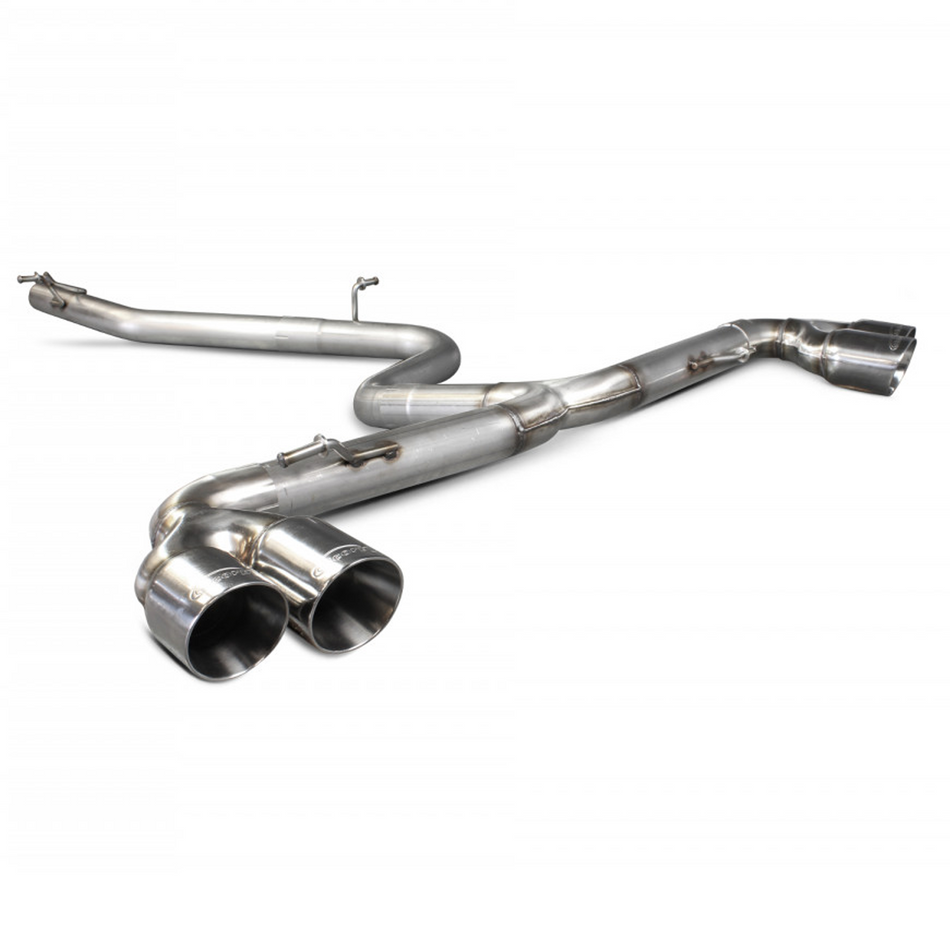 Audi TT Mk2 2.0TDI 09-14 Scorpion 2.5" Catback Exhaust System Stainless Steel