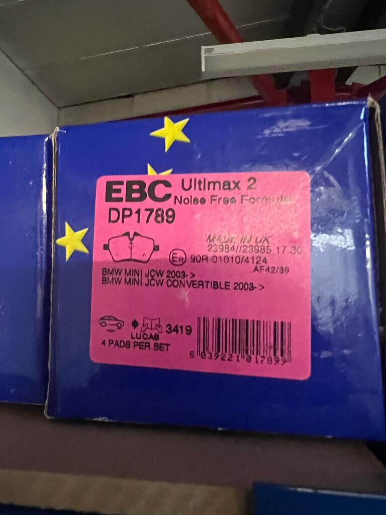 EBC Rear Ultimax Brake Pads For Mini / Clubman / Countryman R50/R52/R53/R55/R60