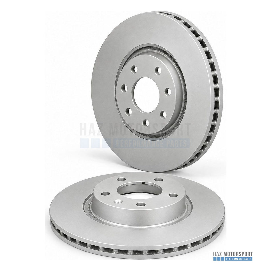 Ferodo Coated Front Brake Discs Pair 308mm - Vauxhall Corsa E VXR, Corsa D, Astra H