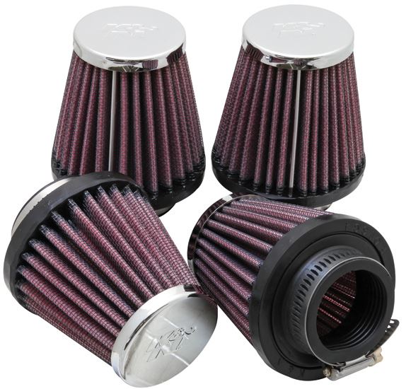 K&N Universal Clamp-On Filter High-Flow Kawasaki Kz650B/Kz650C Custom 650 77-79