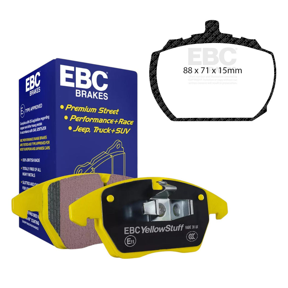 EBC Yellowstuff Front Brake Pads For MG MGB GT Triumph 2000 2500 Stag TR8 G21