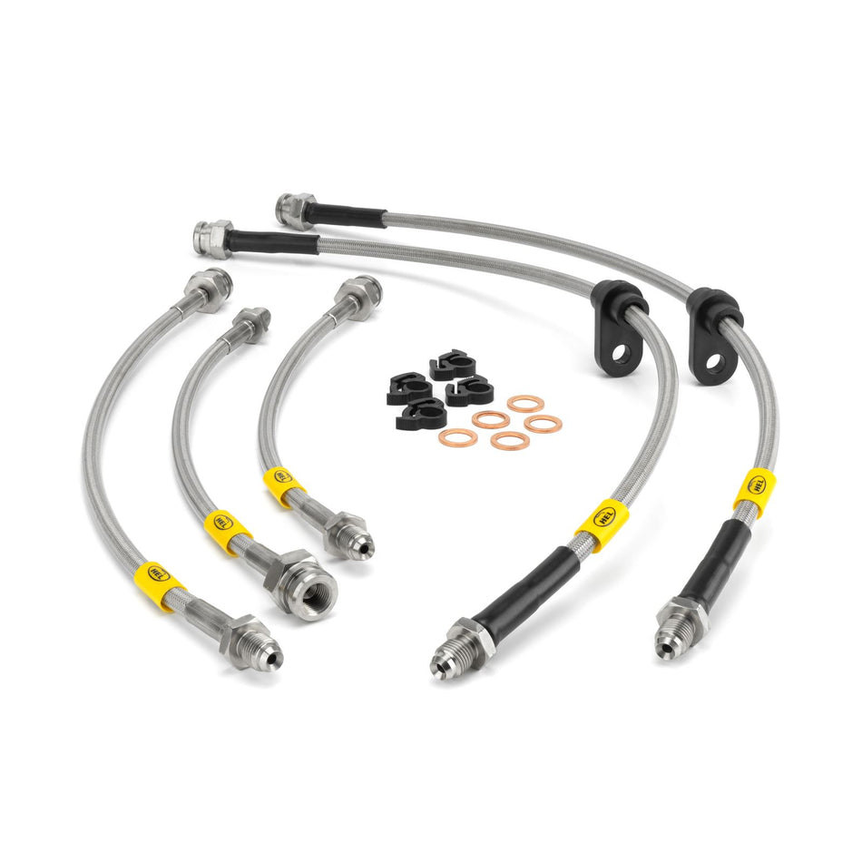 HEL Performance Braided Brake Lines Kit For Fiat 124 1.2