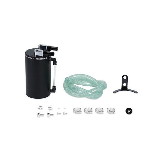 Mishimoto Aluminum Oil Catch Can - Large Upgrade Aftermarket Wrinkle Black