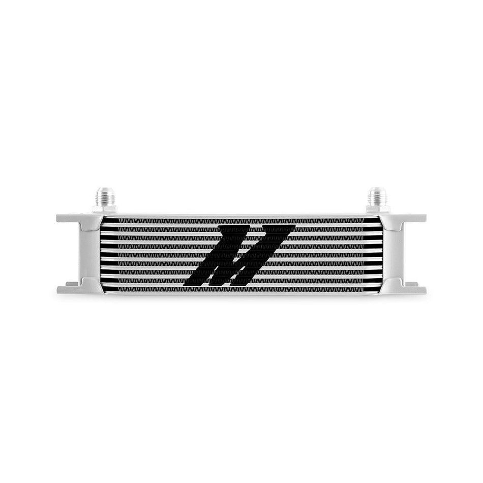 Mishimoto Universal -8AN Row Oil Cooler Upgrade Aftermarket Silver
