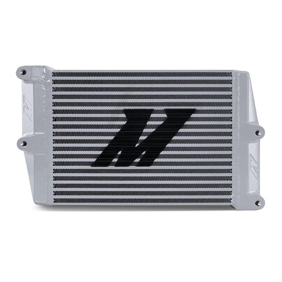 Mishimoto Performance Heavy-Duty Oil Cooler, Opposite-Side Outlets Silver