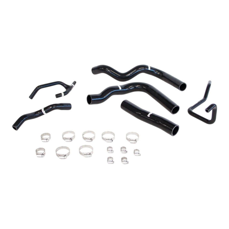 Airtec Gloss Black Coolant Pro Hoses Kit With Stainless clips For Hyundai i30N