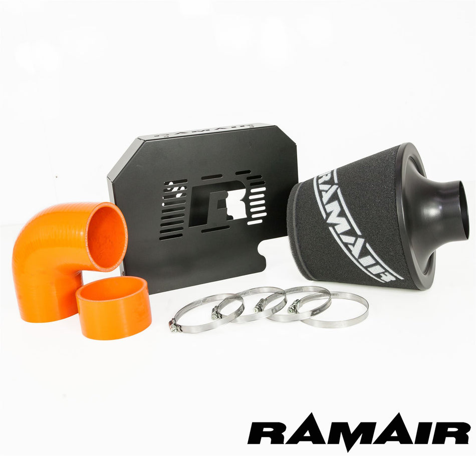 Ramair Orange Air Induction Kit With ECU Bracket Box For Ford Focus MK2 2.5 ST