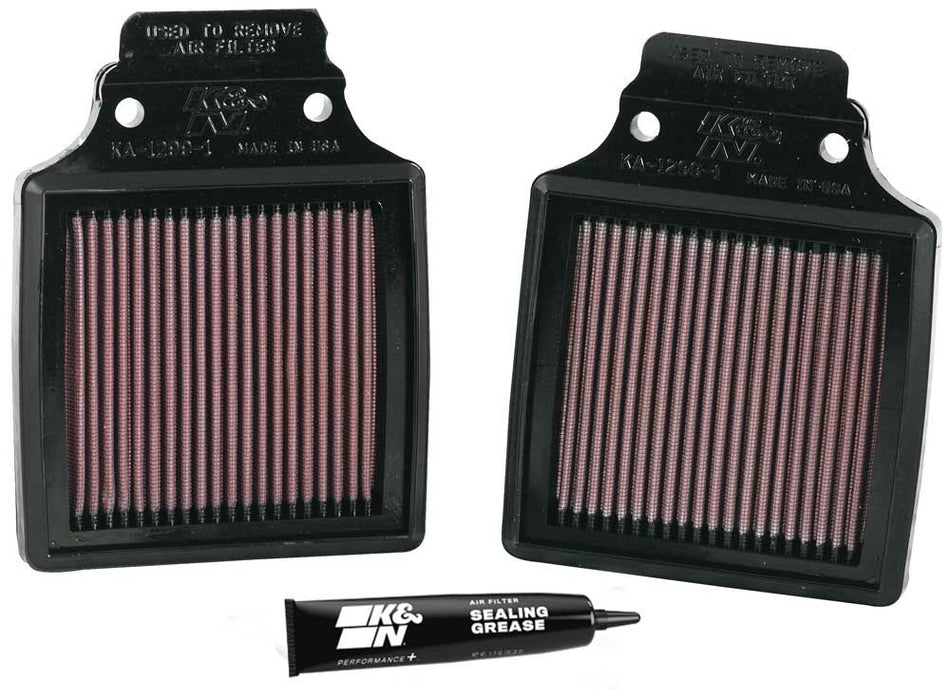 K&N High-Flow Air Filter Performance Kawasaki Zx1200 Ninja Zx-12R 1200 02-06