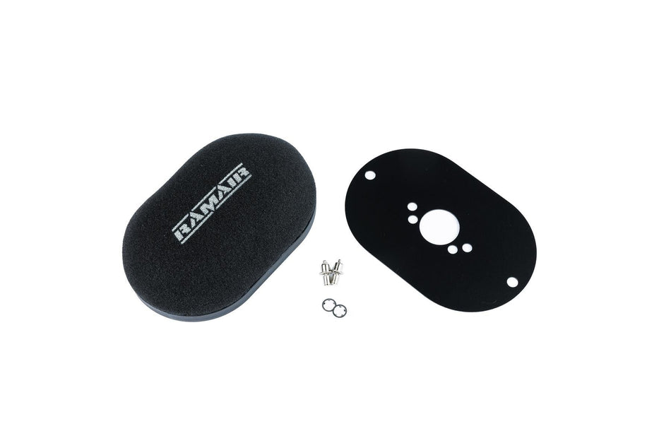 Ramair Domed Carb Air Filter and Baseplate For SU HS4, HIF4, HIF38 1.5in 65mm