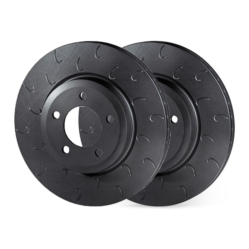VW Golf MK7 MK7.5 GTI (PP) R S3 8V Front Brake Discs J-Hook Coated Rotinger Pair 340mm