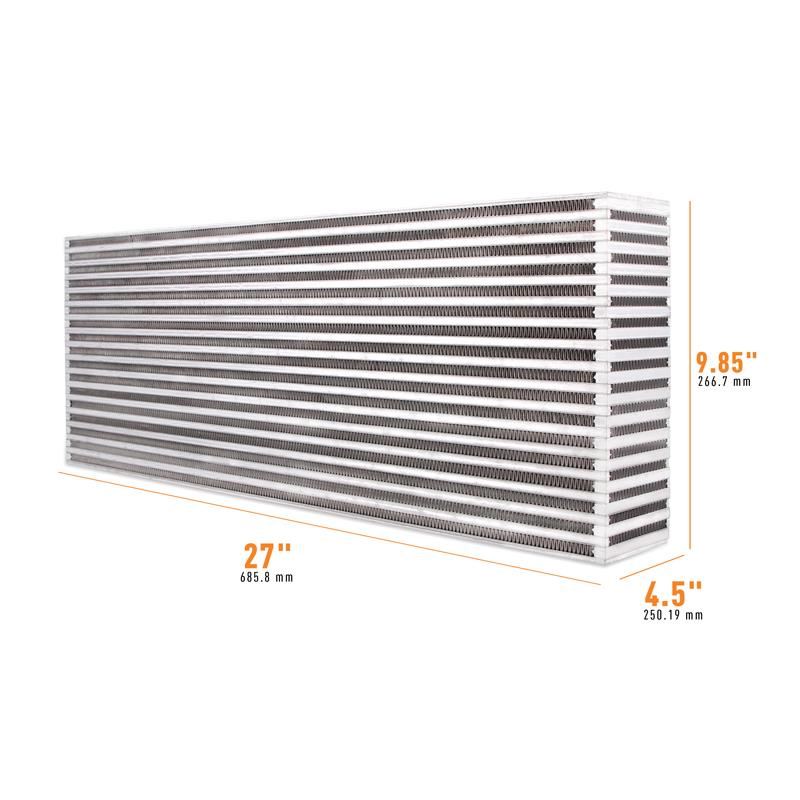 Mishimoto Universal Air-to-Air Race Intercooler Core, 27.00 x 9.85 x 4.50