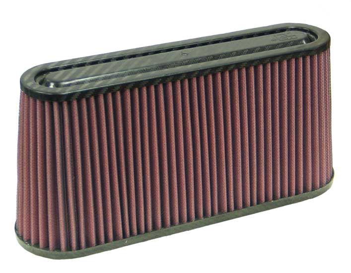 K&N Air Filter High-Flow Performance Washable Reusable Oiled Drop-In Cold Air
